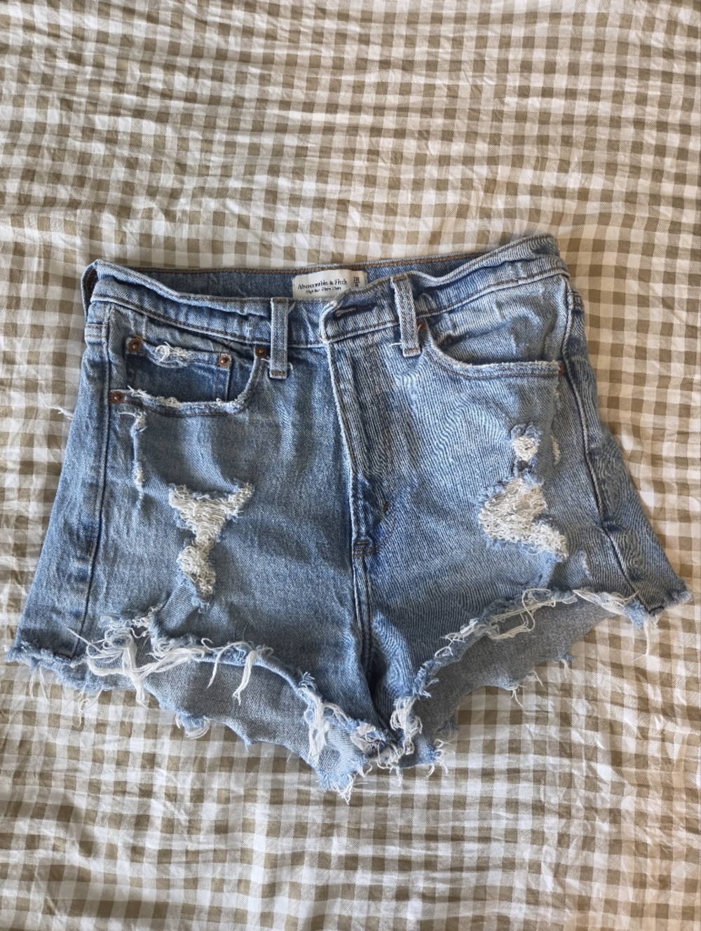 Abercrombie & Fitch High Rise Mom Shorts 28/ 6